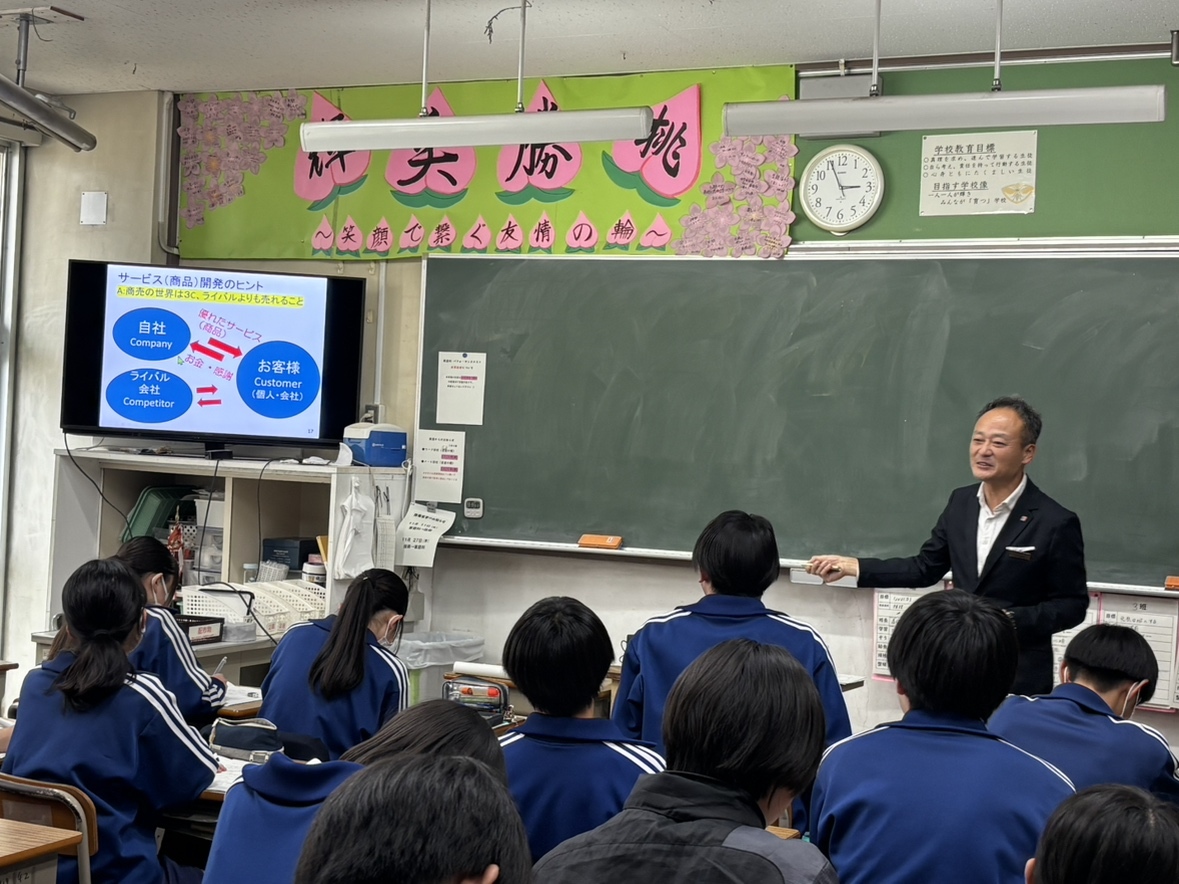 朝霞市立第三中学校にて講演会を行いました。