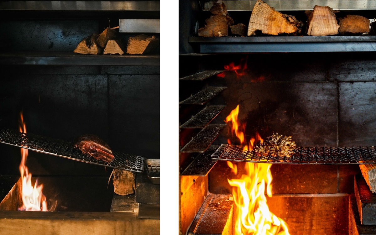 古代と現代を繋ぐ薪火フレンチ「aeru」様で使用される大村商事のとんぼ薪